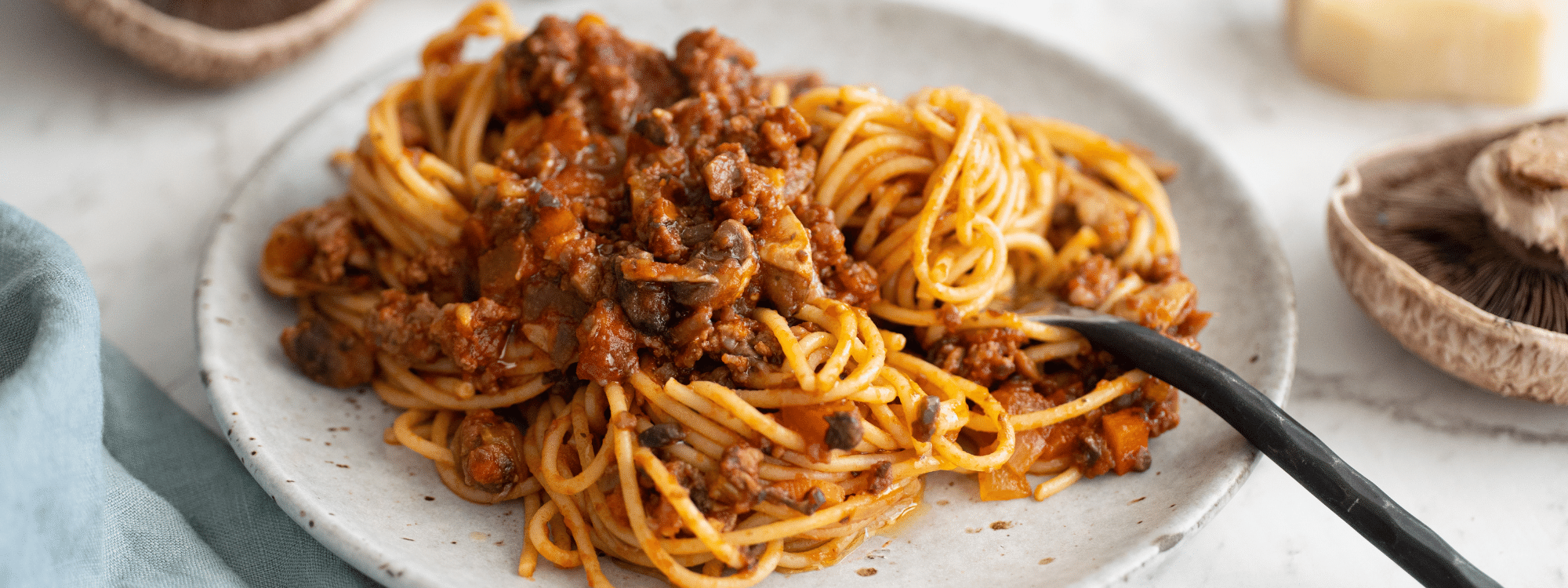 THE BLEND - Beef and Mushroom Blended Spaghetti Bolognese