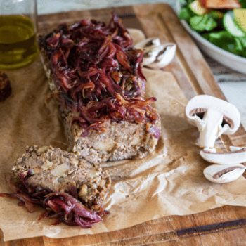 The Blend Recipe - Beef an Mushroom Blended meatloaf