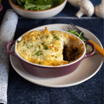 The Blend Recipe - Beef and Mushroom blended shepherds pie