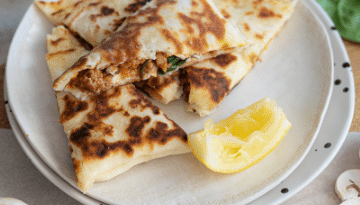 The Blend Recipe - Lamb and Mushroom Blended Turkish Gozleme