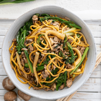 The Blend Recipe - Pork and Mushroom Blended Ginger Stir-fry