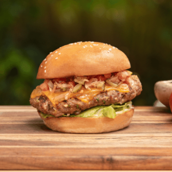 The Blend Recipe - Pork and mushroom blended japanese miso burger