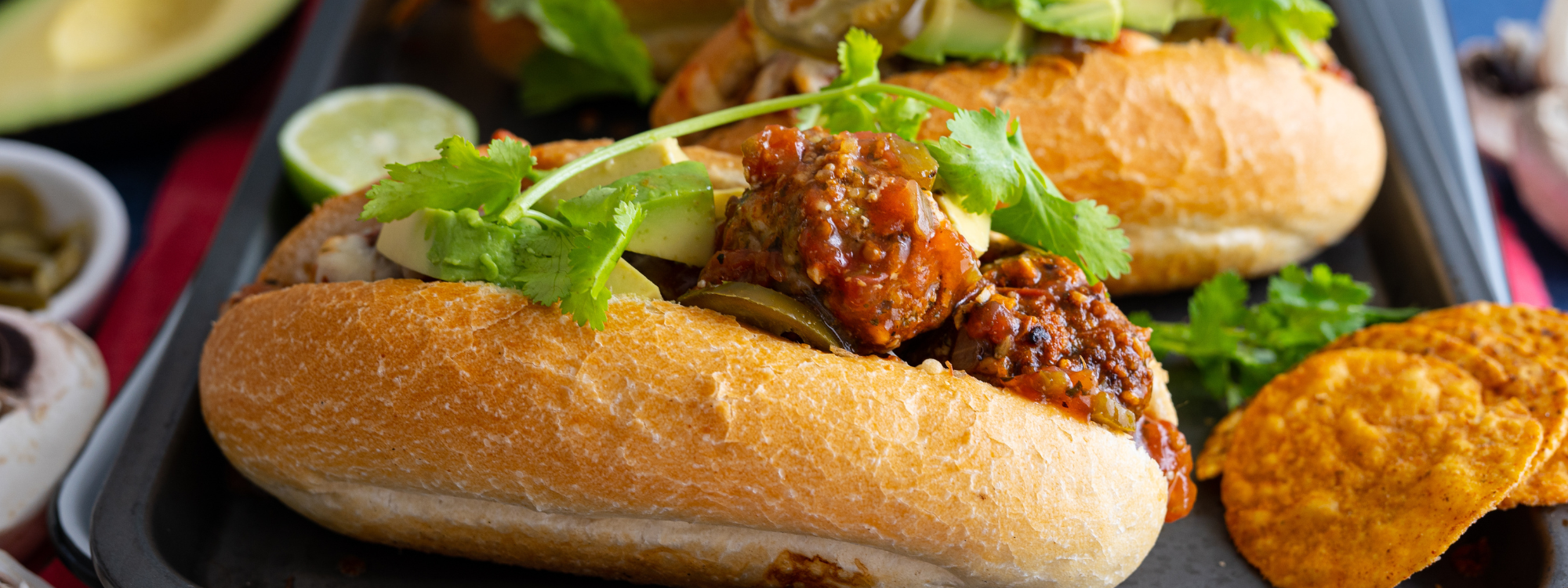 Pork & Mushroom Blended Mexican Meatball Subs_summeredition72