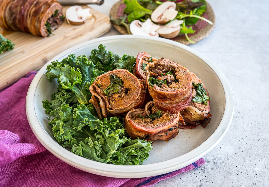 BBQ Rolled Meatloaf | Blenditarian