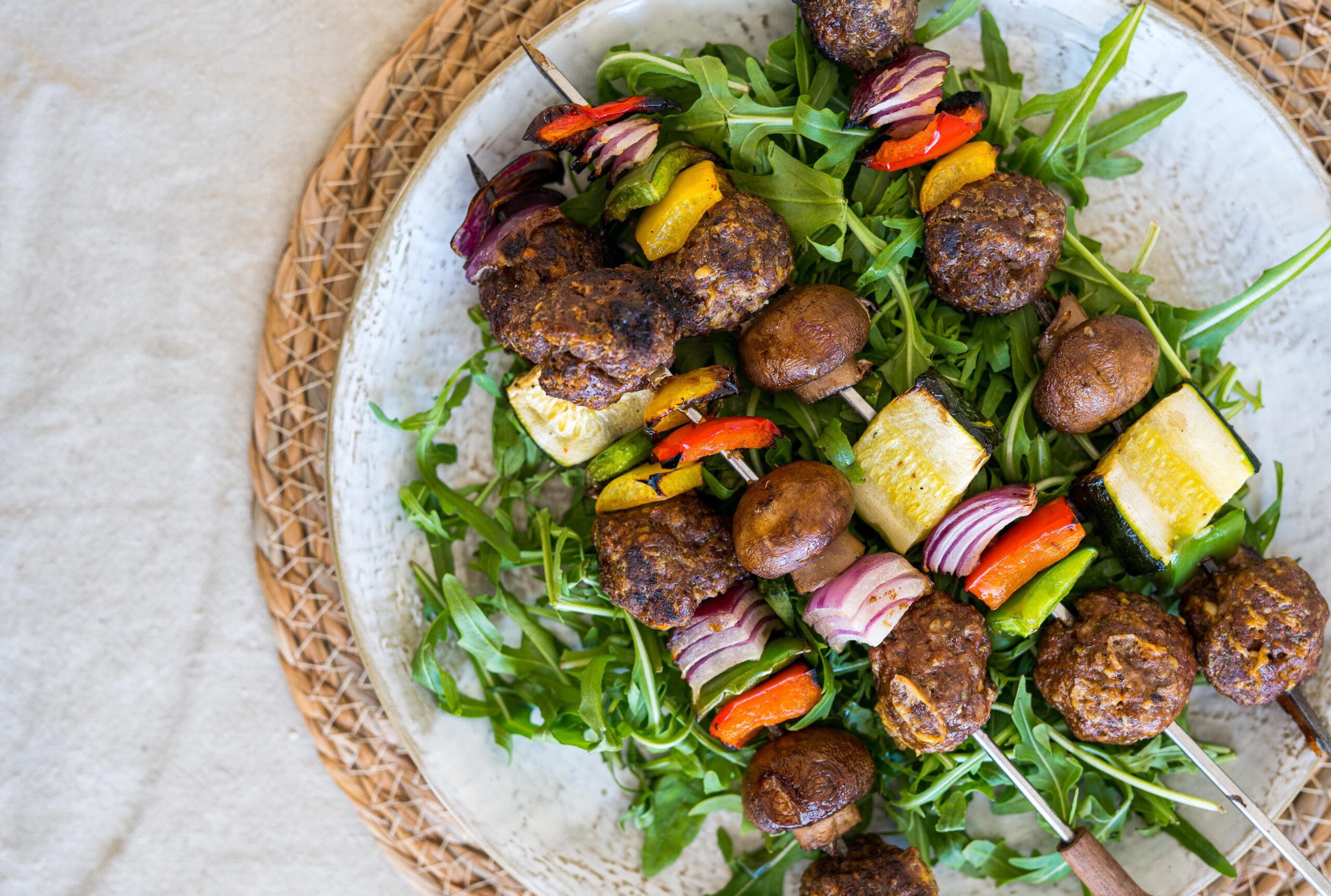 BBQ Meatball Skewers | Blenditarian