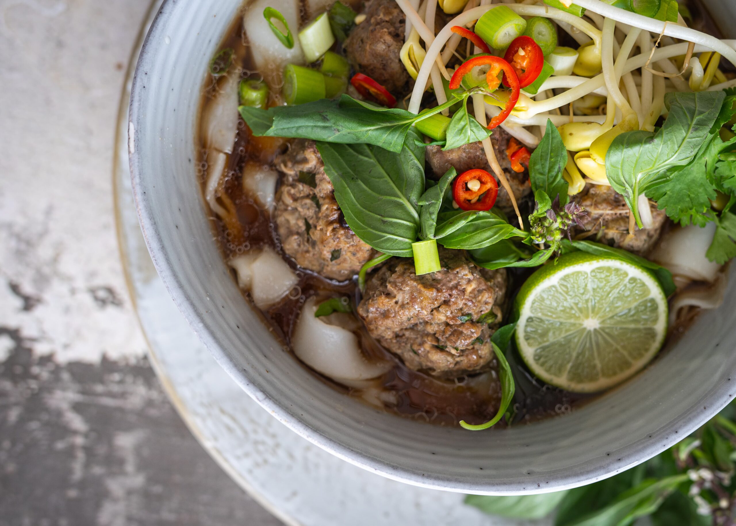 Beef & Mushroom Blended Pho | Blenditarian