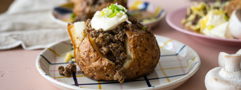 Blended Classic Stuffed Spuds | Blenditarian