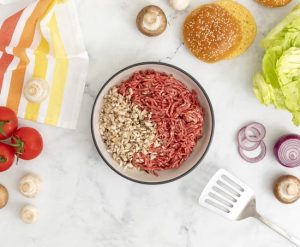 cooking mushrooms blending